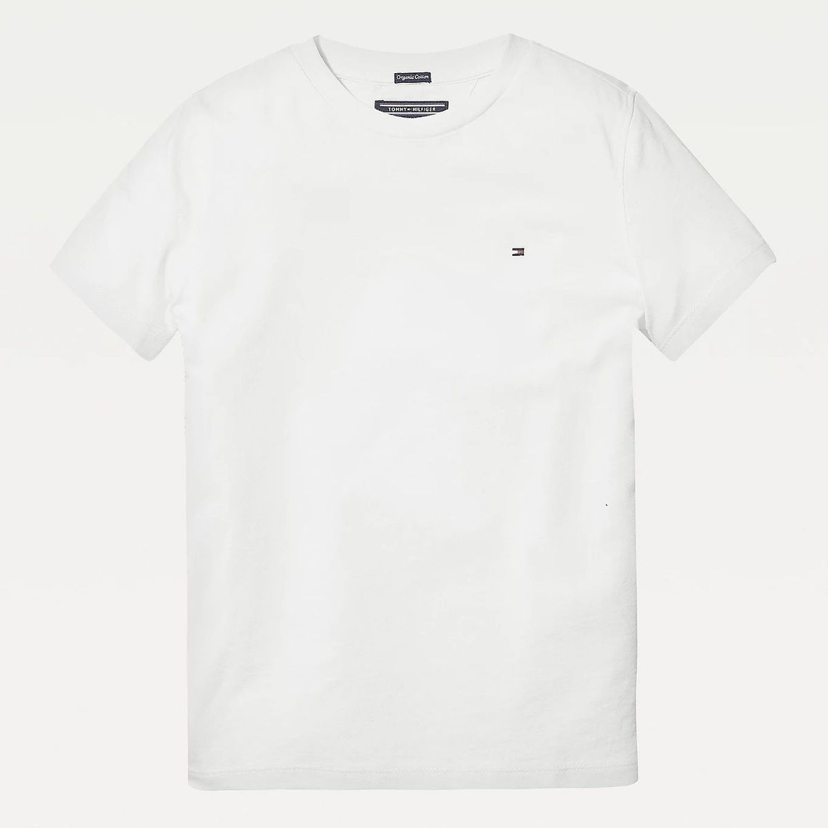 TOMMY HILFIGER - Camiseta Básica De Algodón Orgánico Niño Blanco Tommy Hilfiger