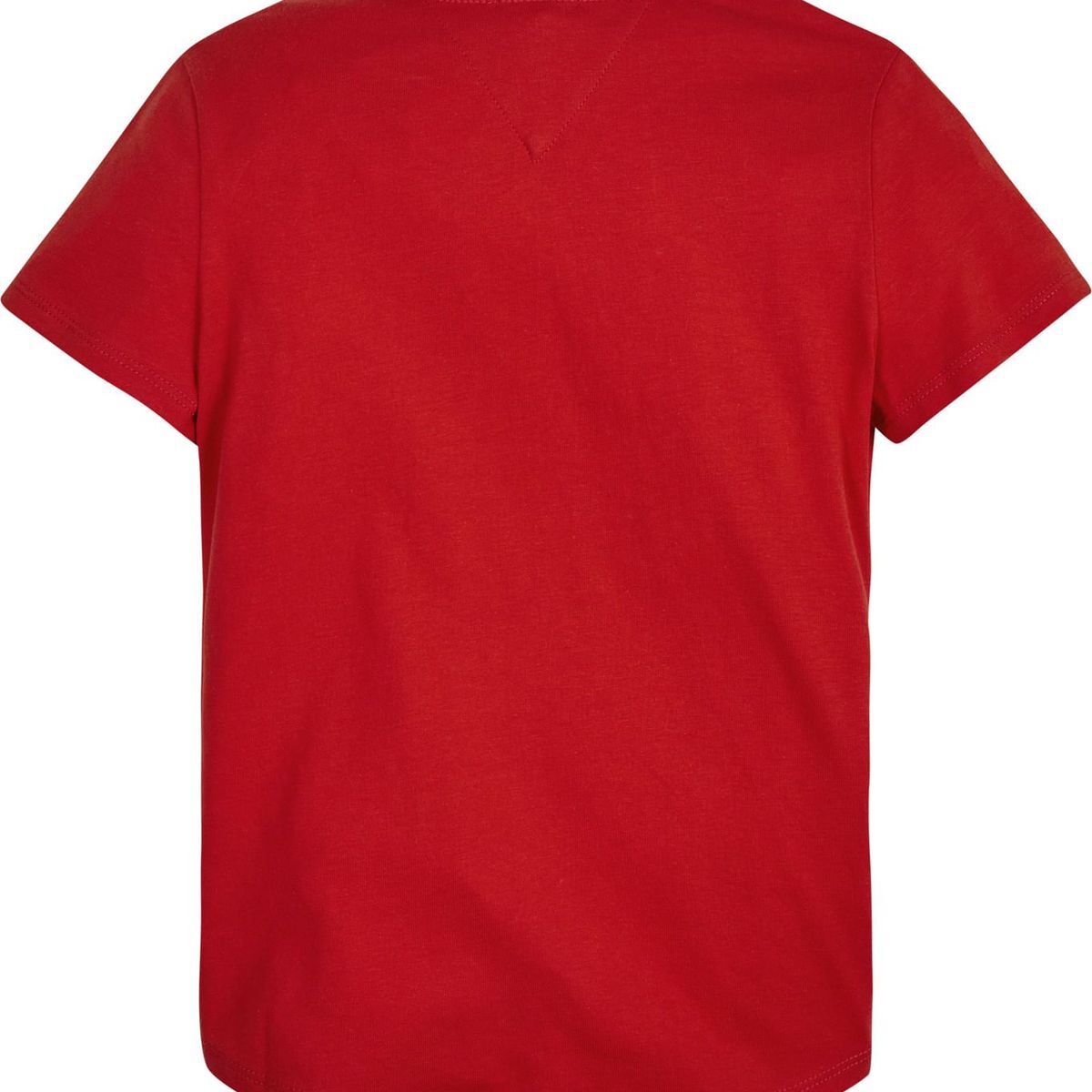TOMMY HILFIGER - Camiseta Niña Essential De Algodón Orgánico Rojo Tommy Hilfiger