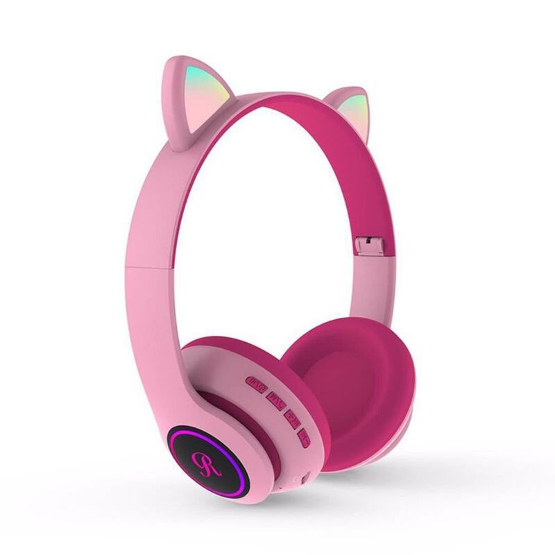 GENERICO - Audifonos Diadema  Orejas De Gato Bluetooth Microfono