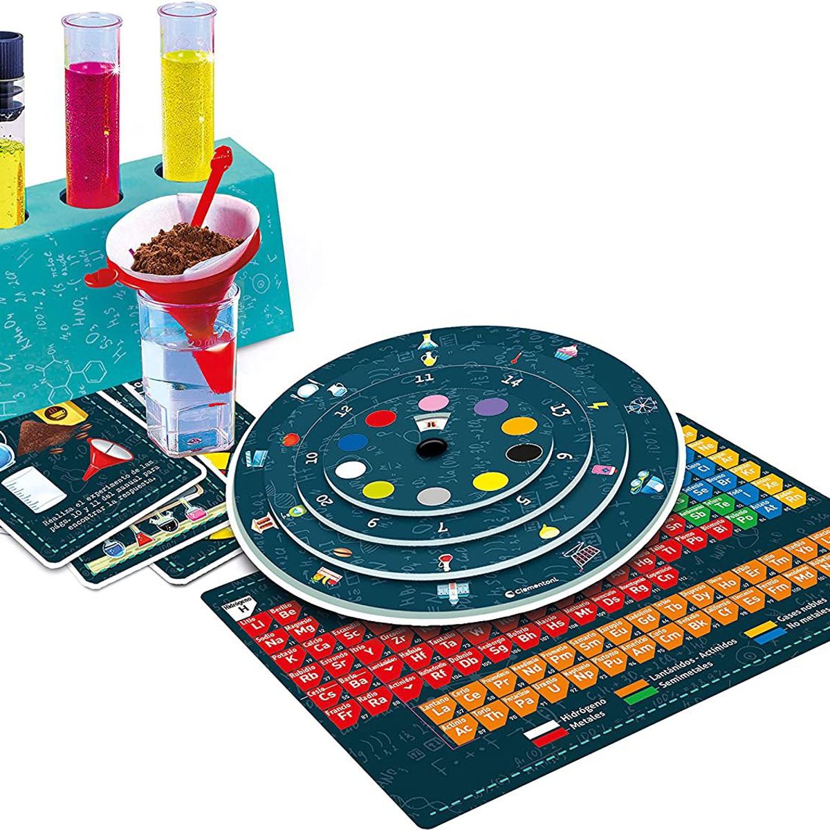 CLEMENTONI - Juego De Experimentos Quimica Y Reacciones Ciencia Stem Niño