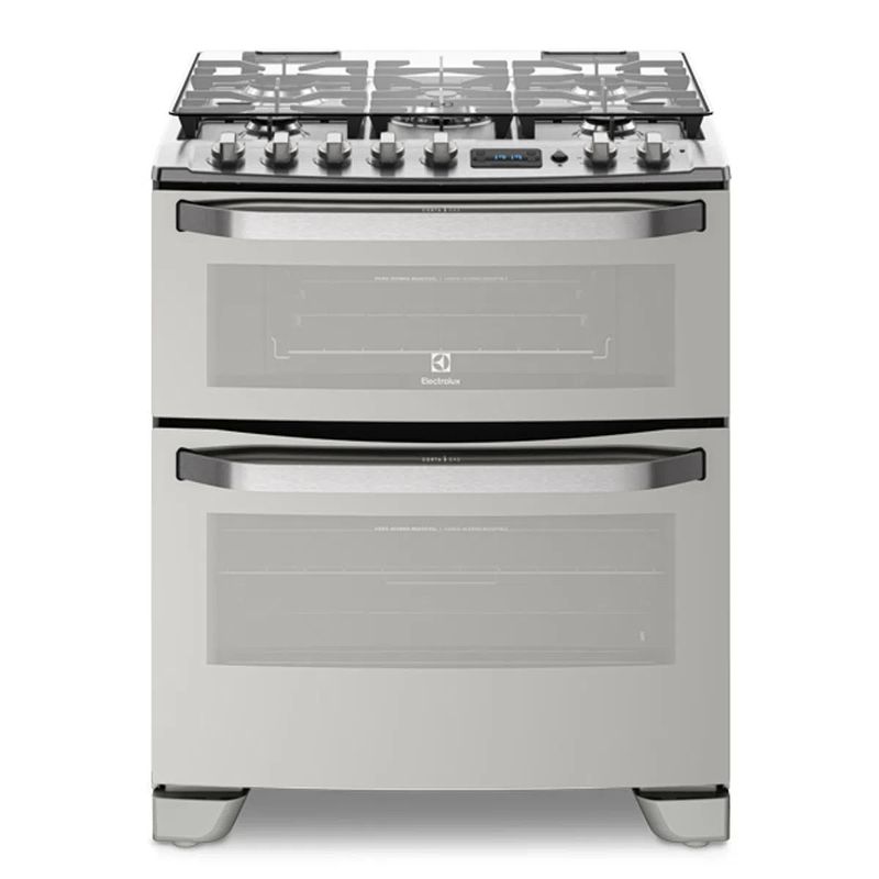 ELECTROLUX - Cocina Freestanding Electrolux Doble Horno A Gas 5 Quemadores Triple Llama 76DXR