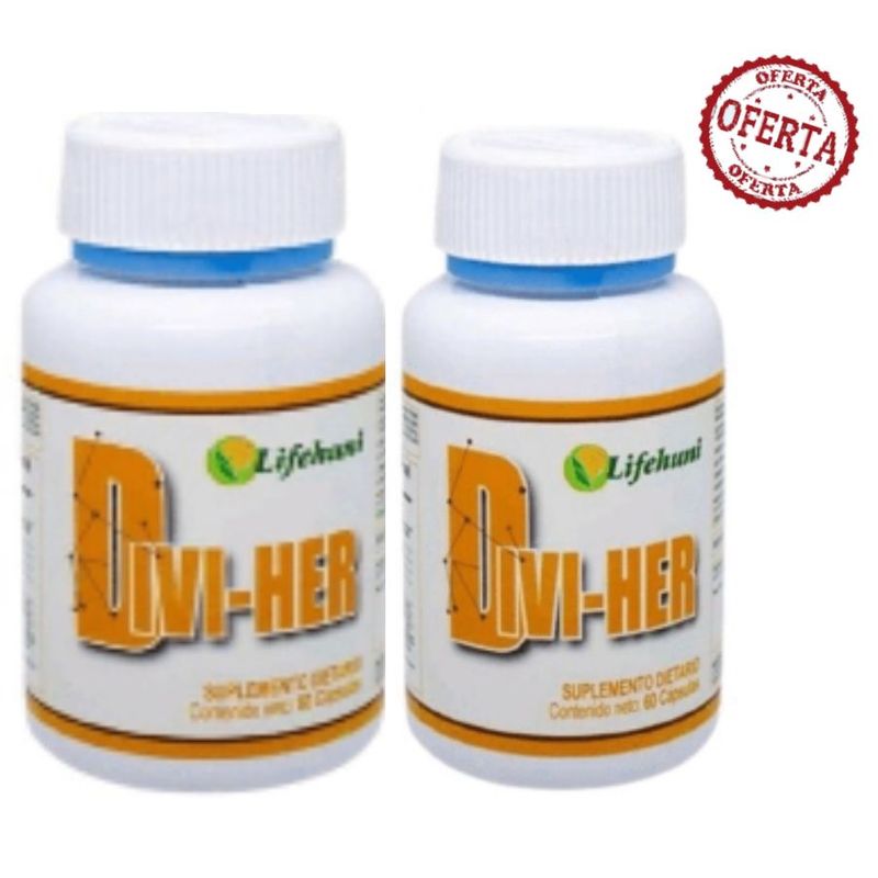 LIFEHUNI - Promoción Divi-Her Lifehuni Suplementos Dietarios x2