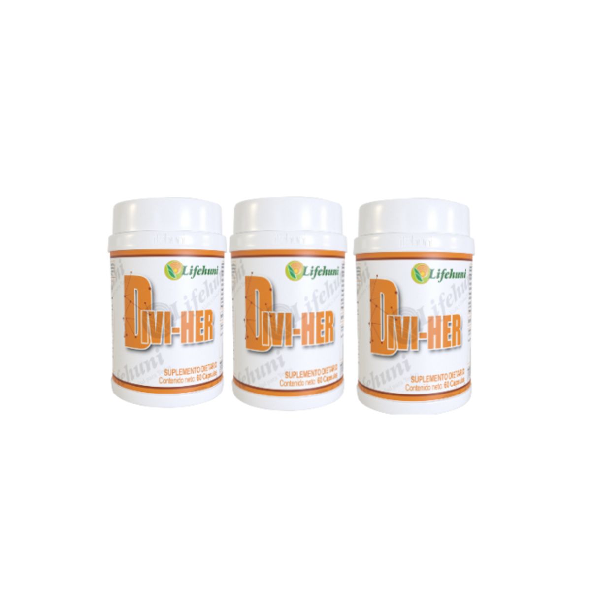 LIFEHUNI - Promoción Divi-Her Lifehuni Suplementos Dietarios x3