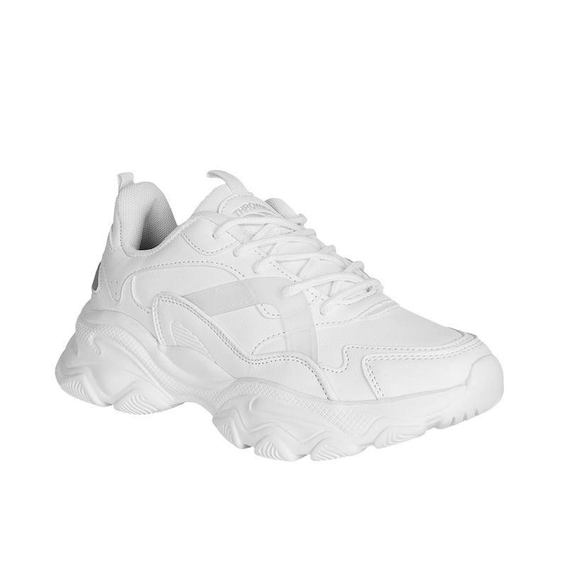 THROWING - Tenis de Mujer marca THROWING en Color BLANCO  / TENIS LAURA 22