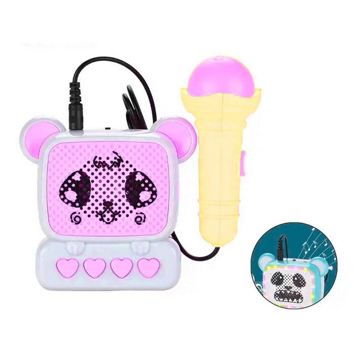 DAYOSHOP - Microfono Parlante Karoke Niños Cantantes Sonidos