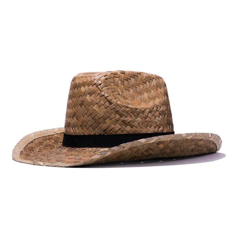 VELBROS - Sombrero Vaquero Paja Rustico Mexico Panama Indiana Llanero