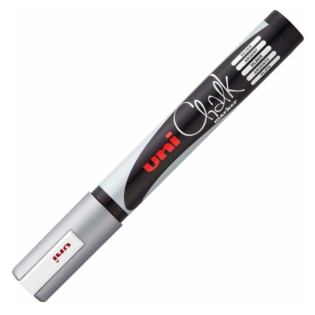 MITSUBISHI - Marcador De Tiza Uniball Plateado 18-25mm Uni Chalk Pwe-5m