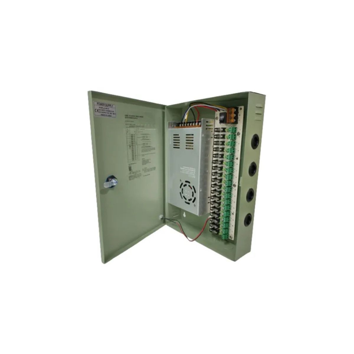 GENERICO - Fuente centralizada de 18 canales 12 v – 20 amperi