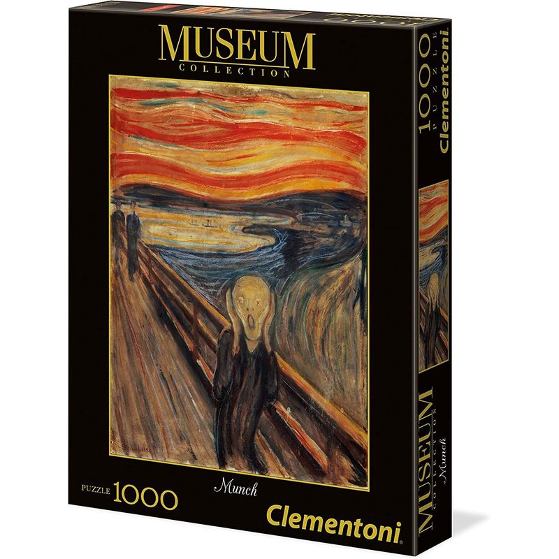 CLEMENTONI - Rompecabezas 1000 Piezas Adulto Obra Arte El Grito Clementon