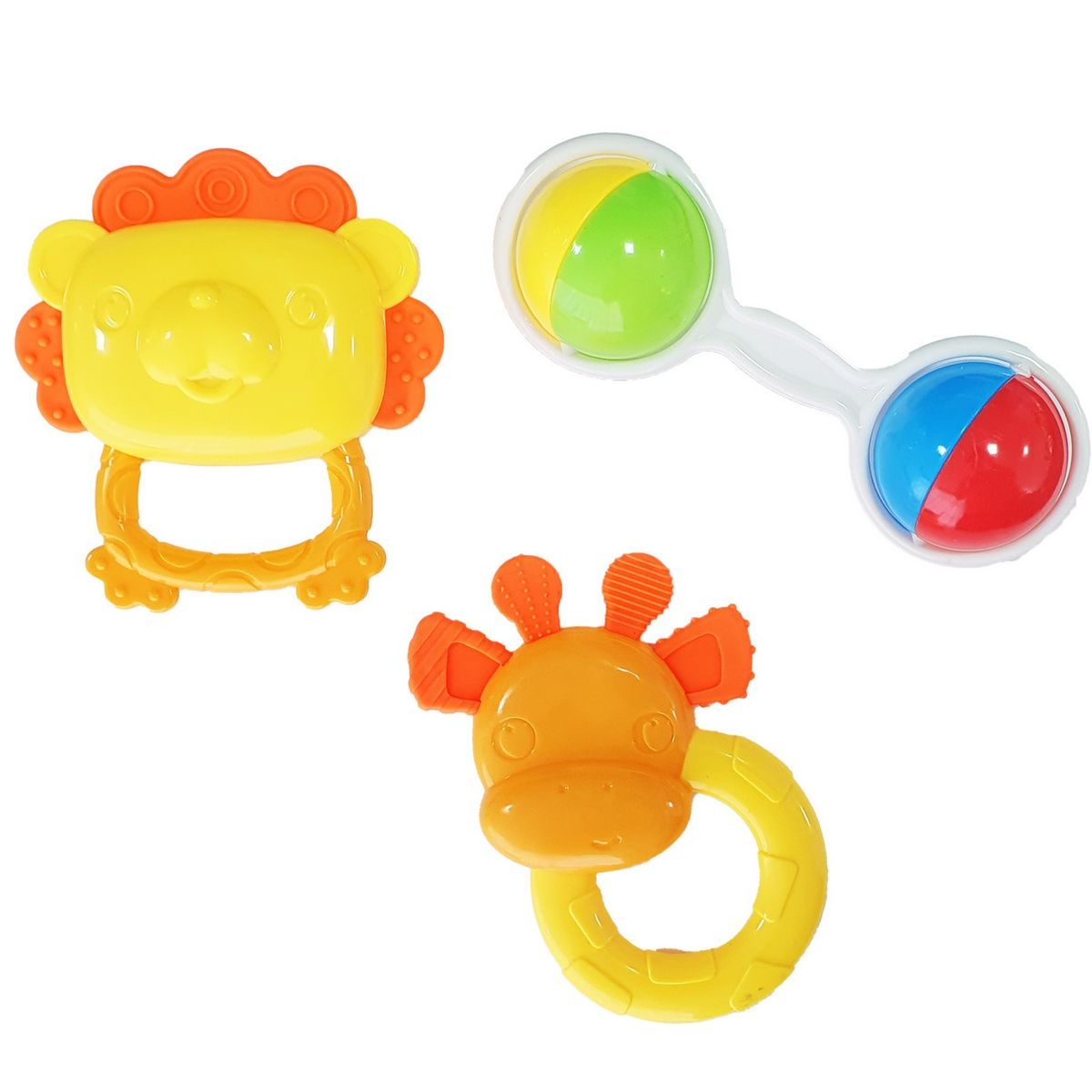 DAYOSHOP - Sonajero Estimulación Temprana Bebé Juguete X 3 Pc