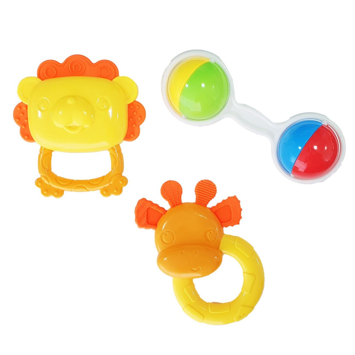 DAYOSHOP - Sonajero Estimulación Temprana Bebé Juguete X 3 Pc