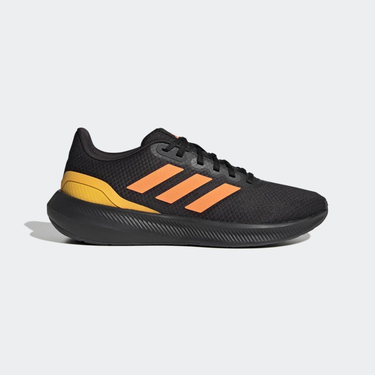 ADIDAS - TENIS ADIDAS HOMBRE RUNFALCON 3 NEGRO NARANJA