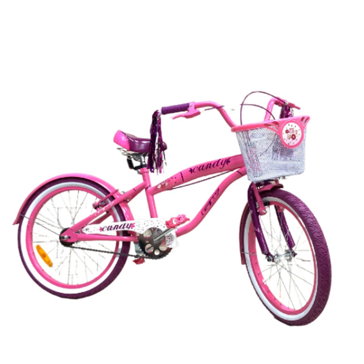 GW - Bicicletas para niñas rin 20 gw candy de 6 a 8 años Rosada