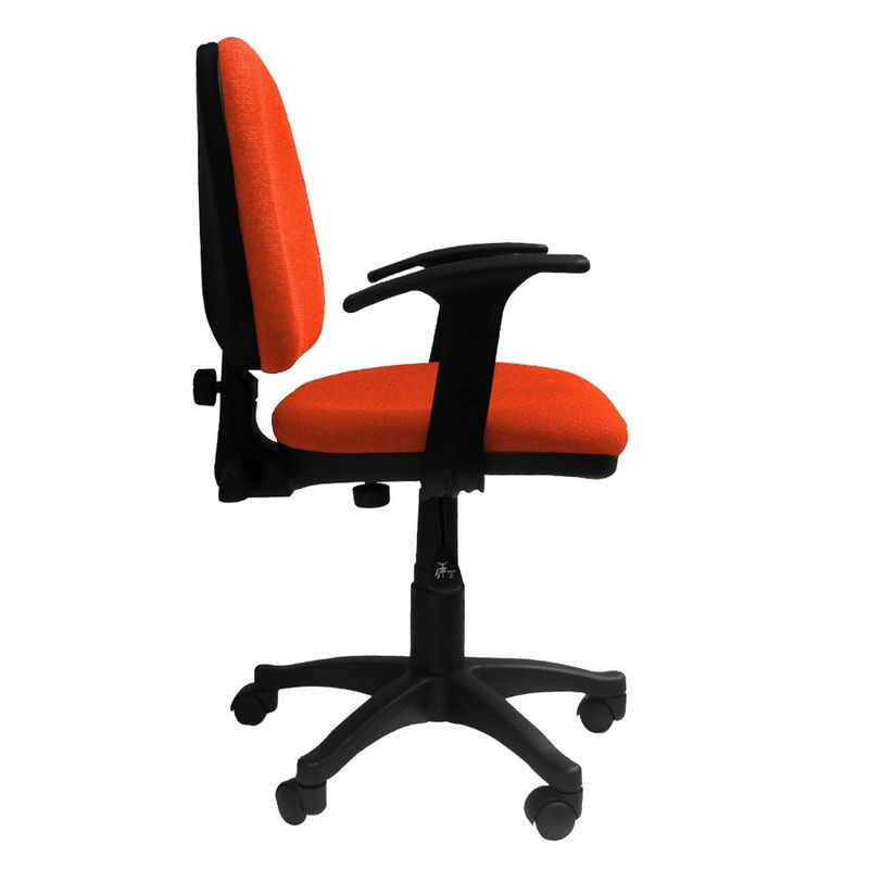 ADEQUAR - Silla Escritorio LIZZA MEDIA Naranja Con Brazos  ref: 2006