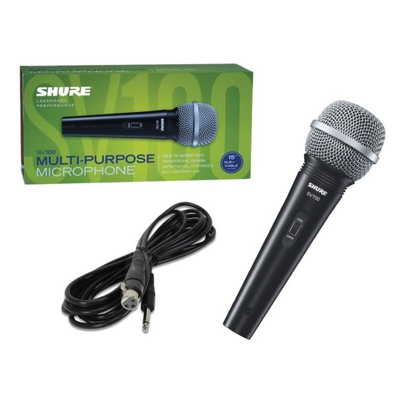 SHURE - Micrófono shure sv100 vocal de mano con cable