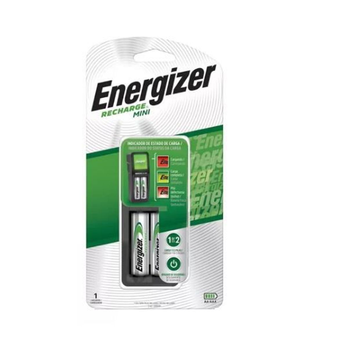 ENERGIZER - Cargador Energizer Mini Aa - Aaa Con Pilas Aa E300700900