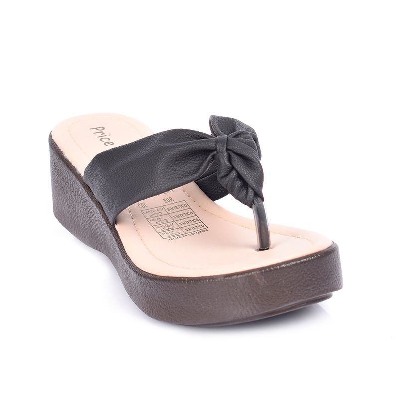 PRICE SHOES - Price Shoes Sandalias Para Dama 862S-46BARZNegro
