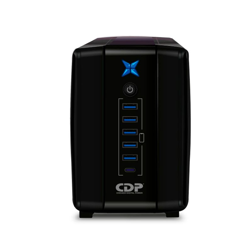 CDP - UPS CDP 1000VA 400W 1 KVA R-UPR 1008 8 Tomas