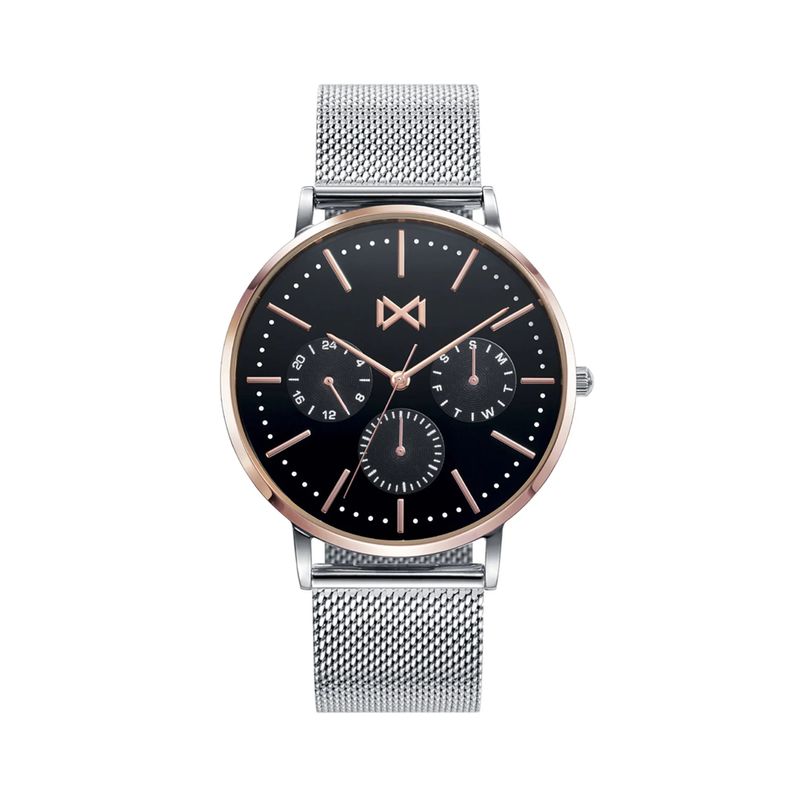 MARK MADDOX - Reloj Hombre Plateado MM + 5 Complementos Premium Incluidos