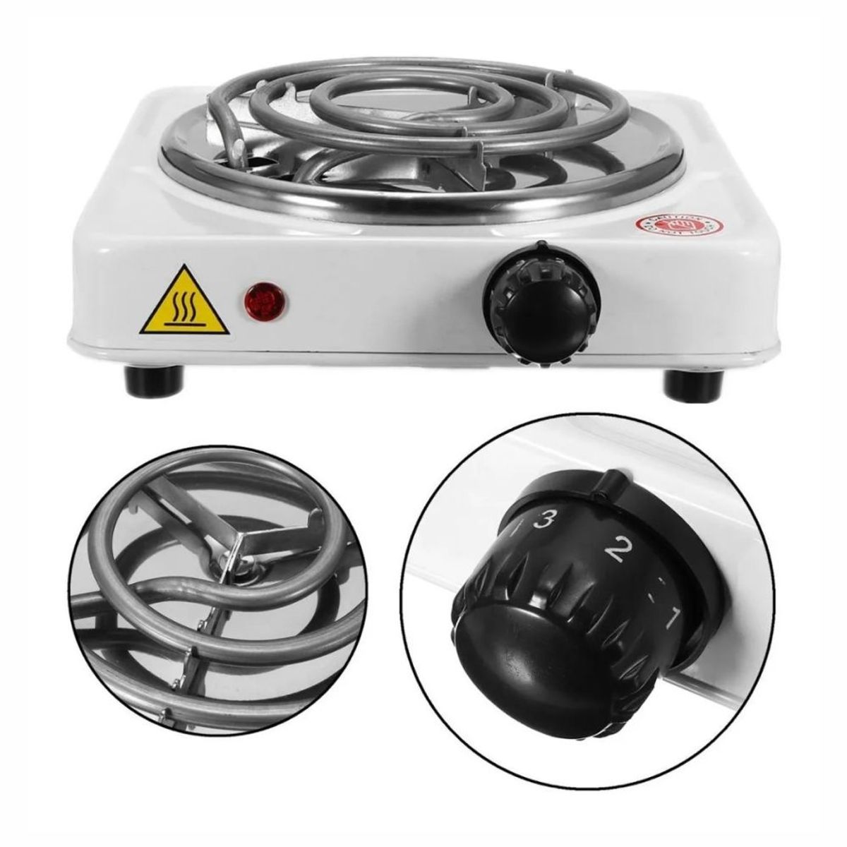 GENERICO - Estufa Electrica De 1 Puesto Fogon Portatil 110v