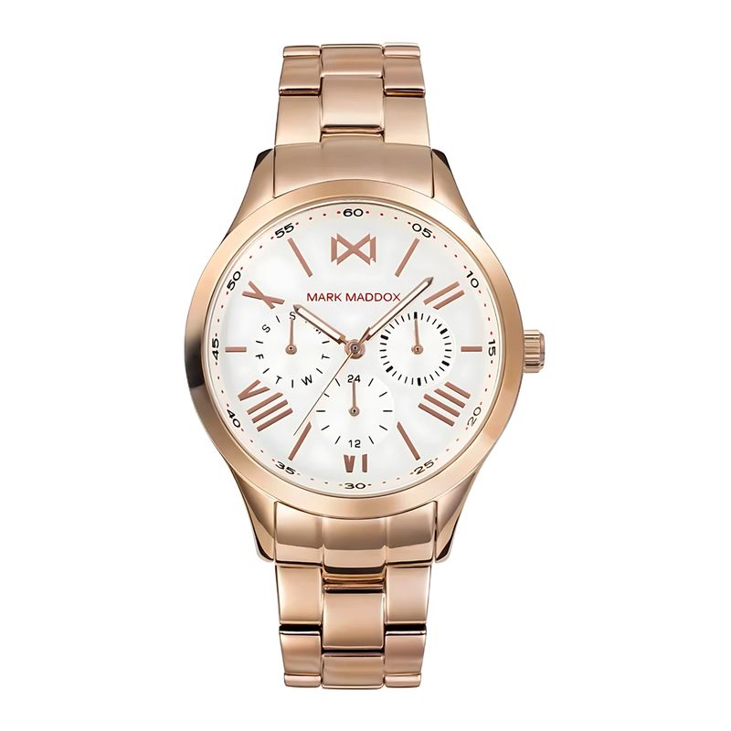 MARK MADDOX - Reloj Mujer Oro Rosa MM + 5 Complementos Premium Incluidos