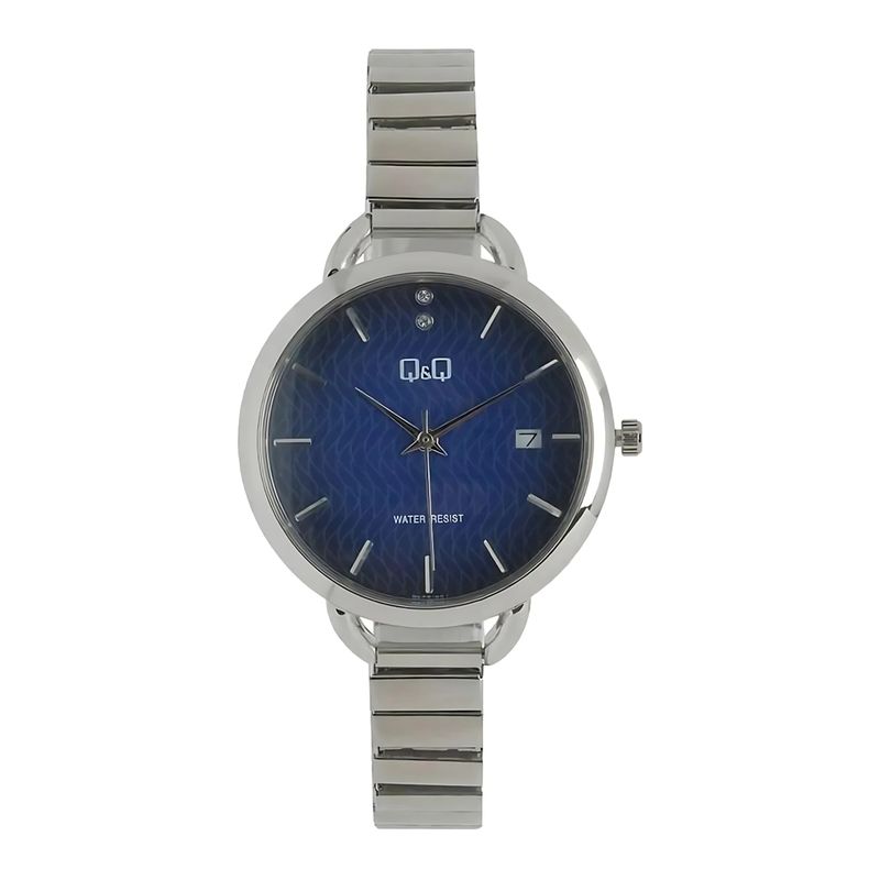 Q&Q - Reloj de Mujer Qq BL73J801Y Plateado + Caja