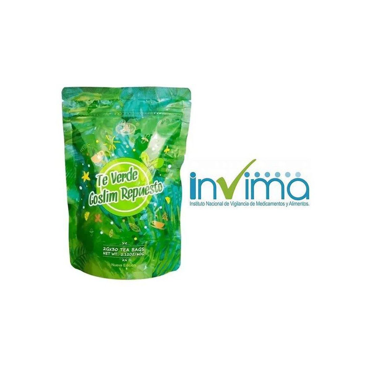 LIU FENPING - Te verde goslim repuesto x2