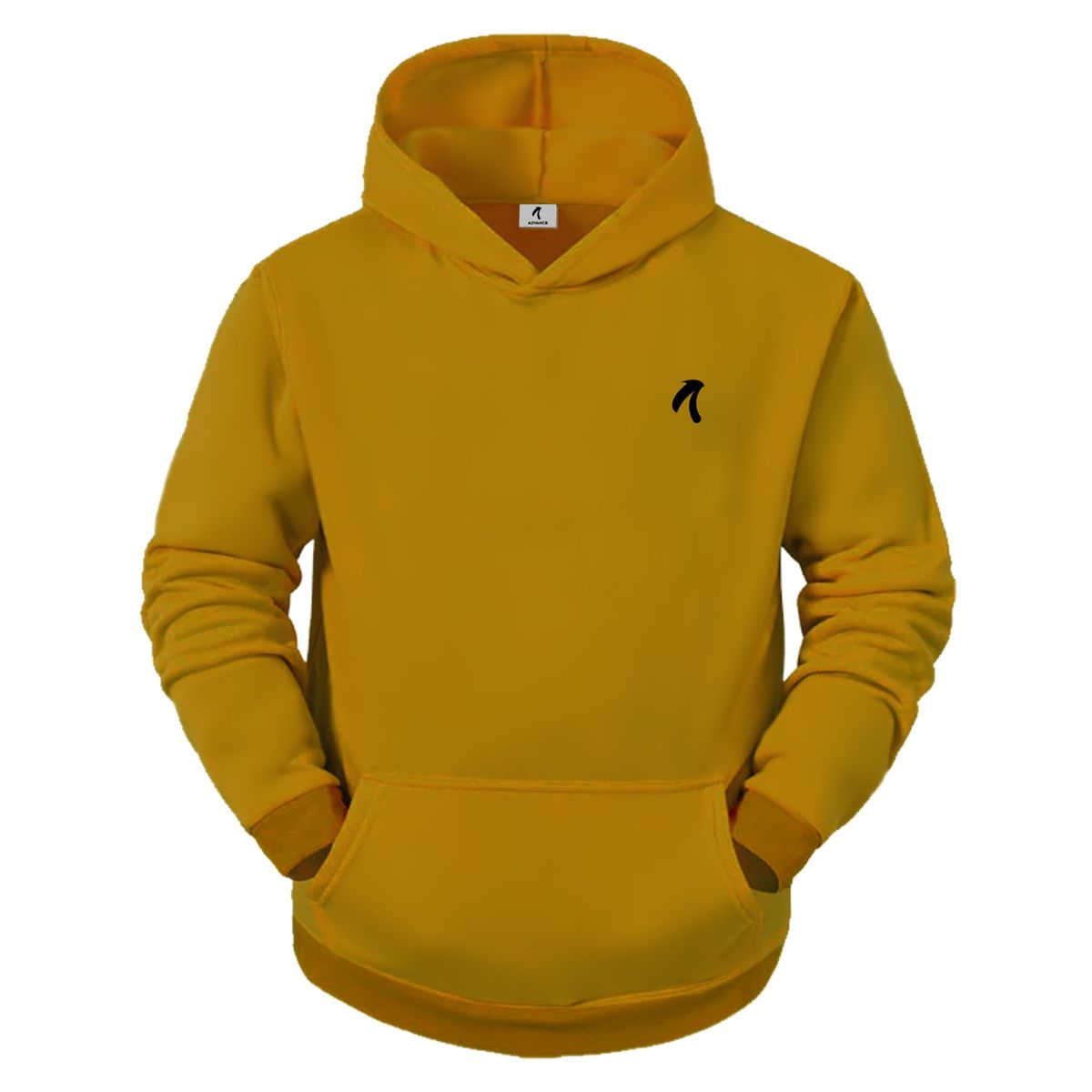 ADVANCE - Buzo Chaqueta Sudadera Algodón Unisex Color MOSTAZA