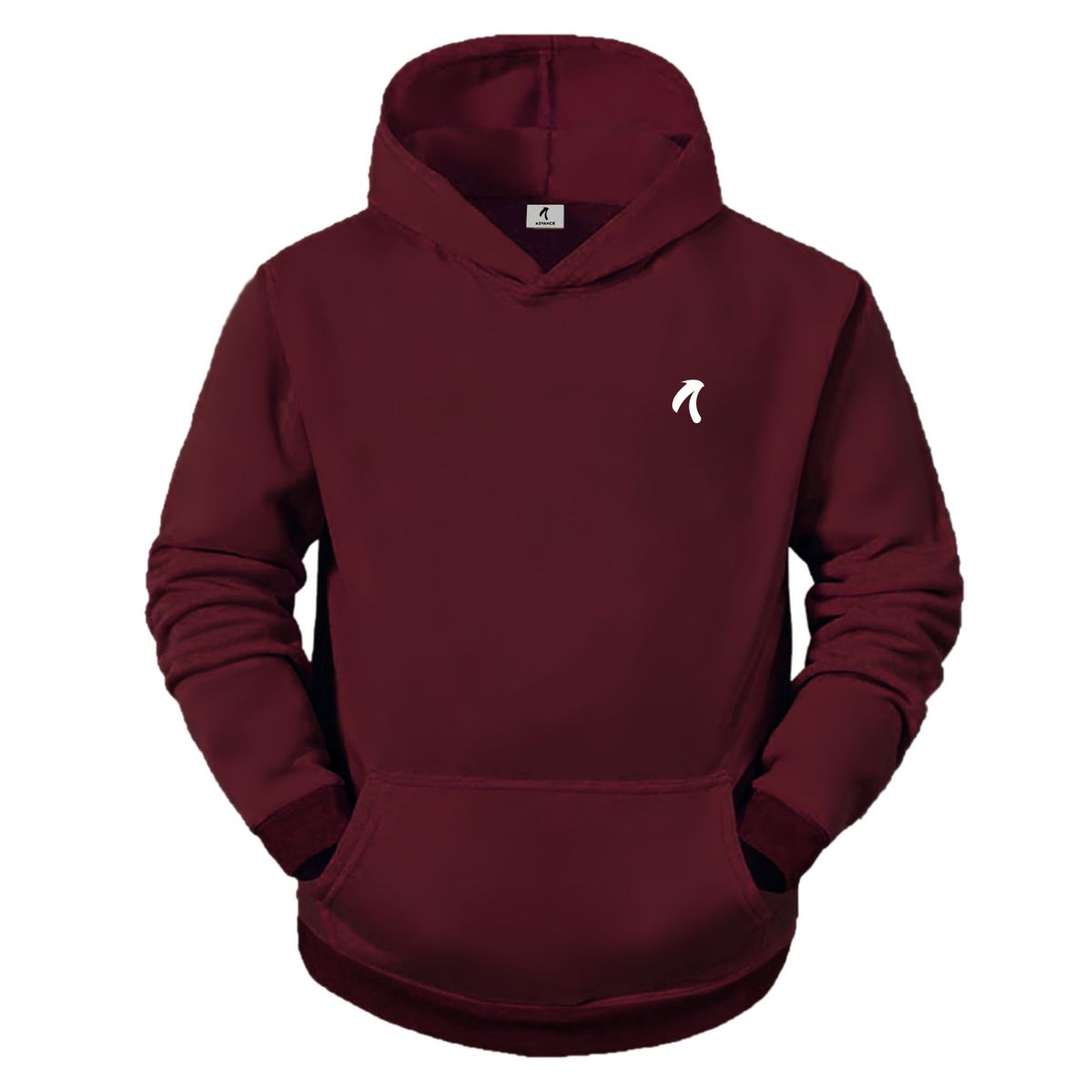 ADVANCE - Buzo Chaqueta Sudadera Algodón Unisex Color VINOTINTO