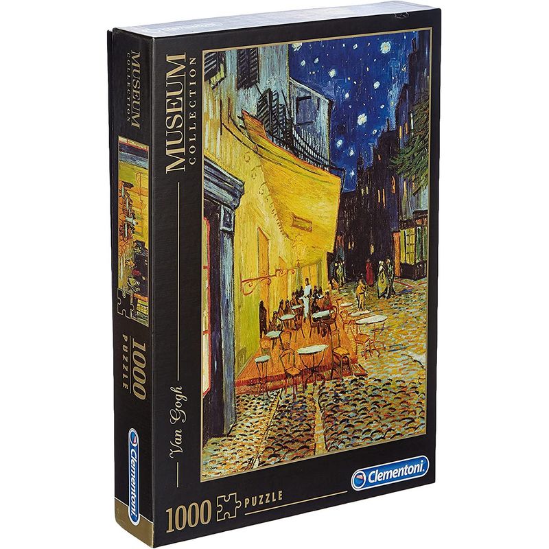 CLEMENTONI - Rompecabezas 1000 Piezas Adulto Van Gogh Terraza De Café Art