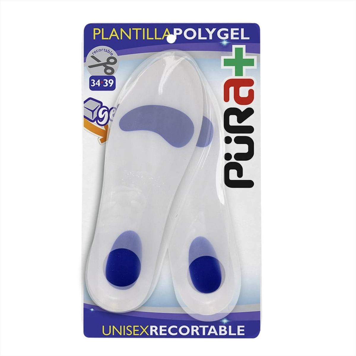 PURA - Plantilla Pura+ Entera Punto Azul Mujer