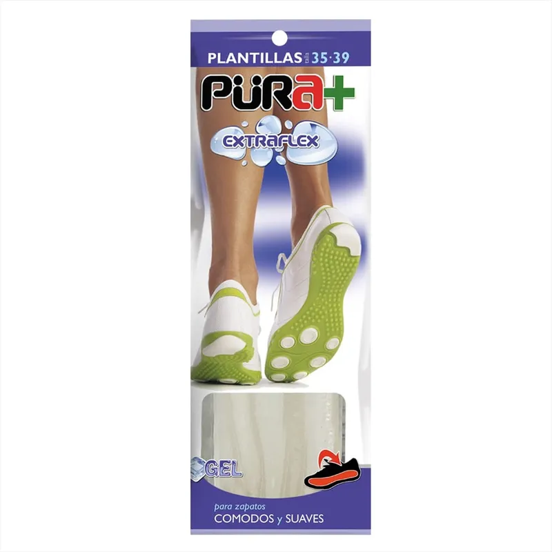 Gel Plantillas Para Zapatos De Mujer Plantilla Silicón Pura+ Gel