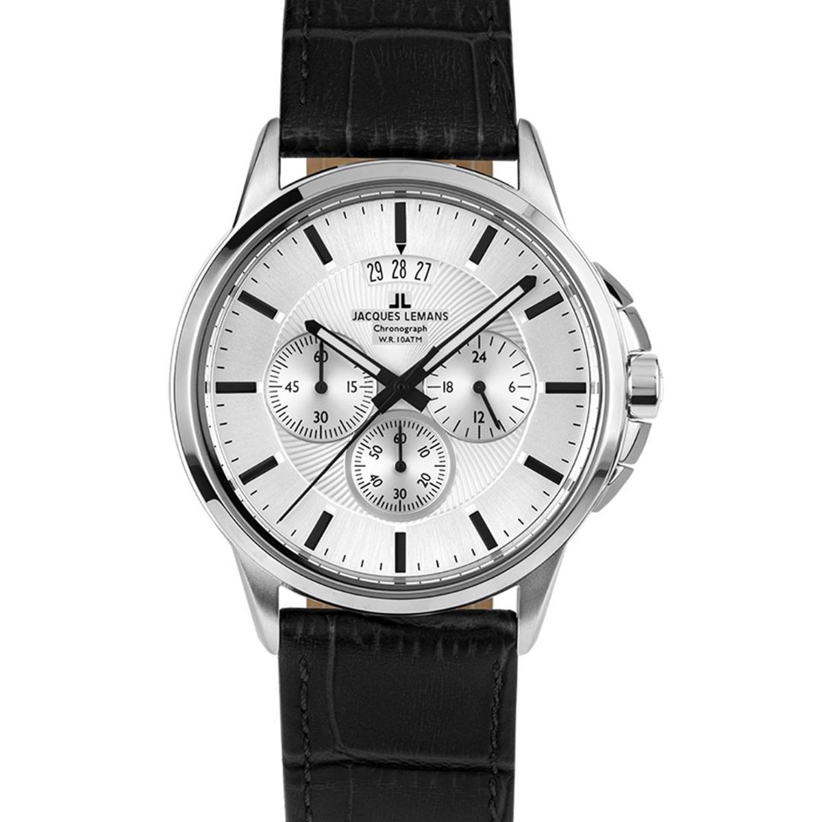JACQUES LEMANS - Reloj de Hombre Jacques Lemans 1-1542N Negro