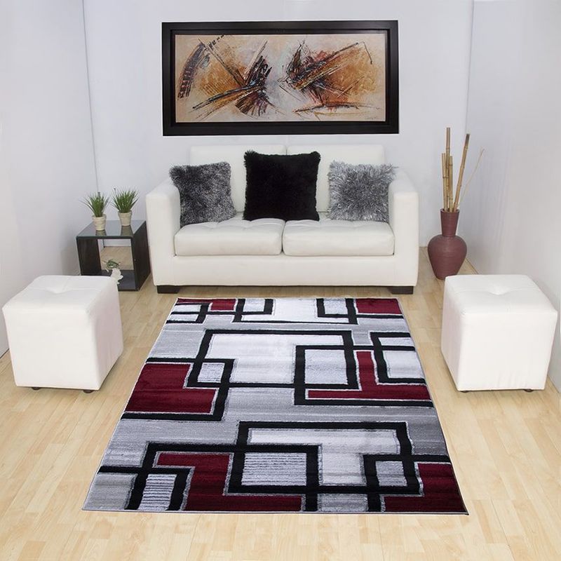 MITAPETE COM - Alfombra Tapete Turquia Rojo 120 X 170cms