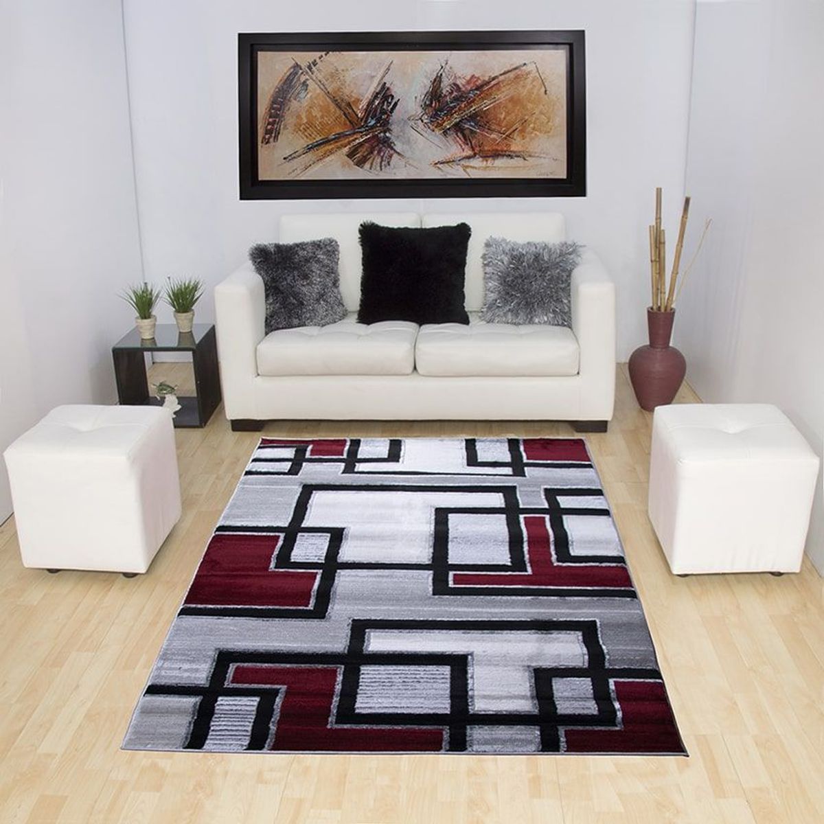MITAPETE COM - Alfombra Tapete Turquia Rojo 120 X 170cms