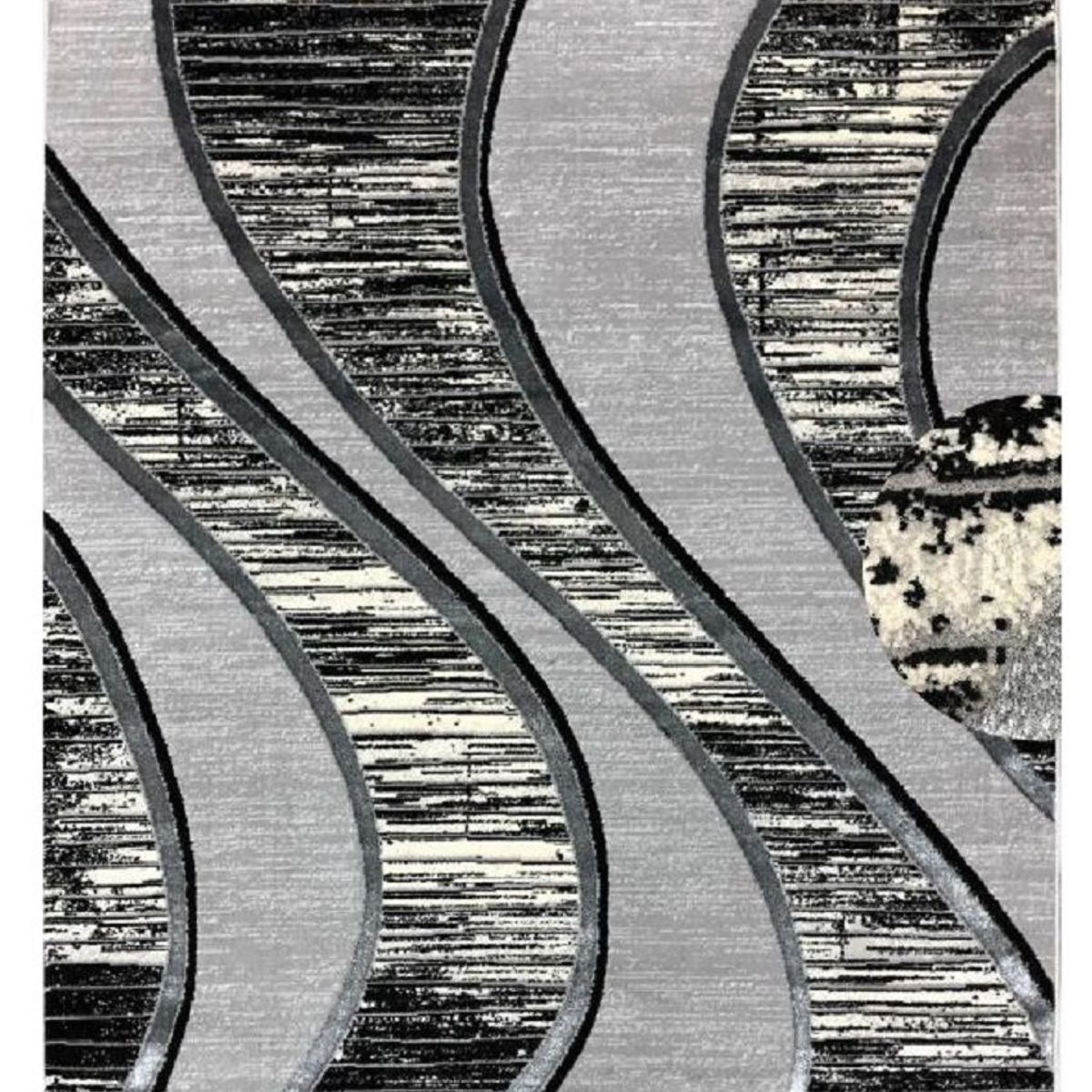 MITAPETE COM - Alfombra Tapete  Turquia Gris  120 X 170cms