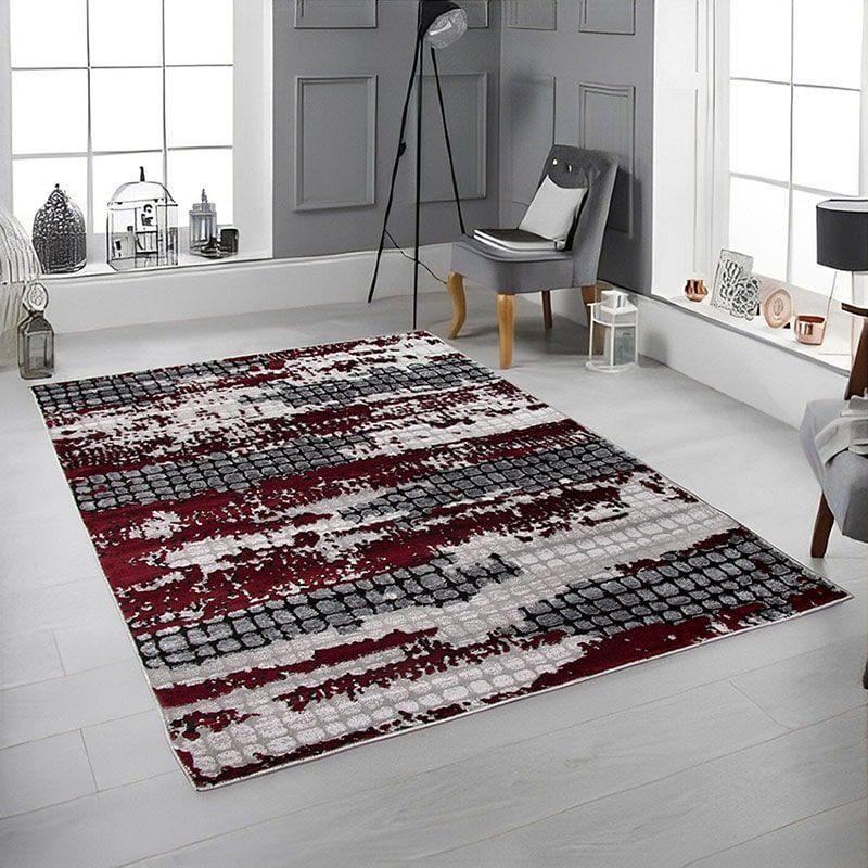 MITAPETE COM - Alfombra Tapete Pie de Cama Turquia Rojo 60 X 110cms