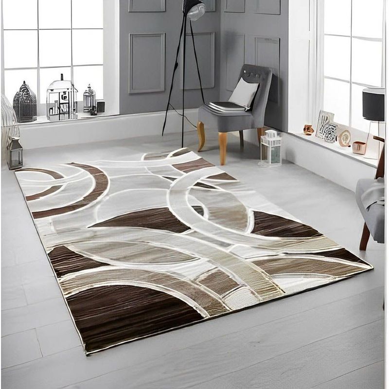 MITAPETE COM - Alfombra Tapete Pie de Cama Turquia Café 60 X 110cms