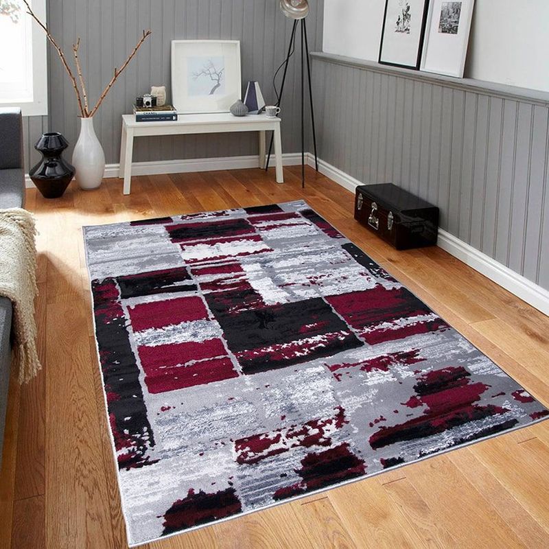 MITAPETE COM - Alfombra Tapete Pie de Cama Turquia Rojo 60 X 110cms