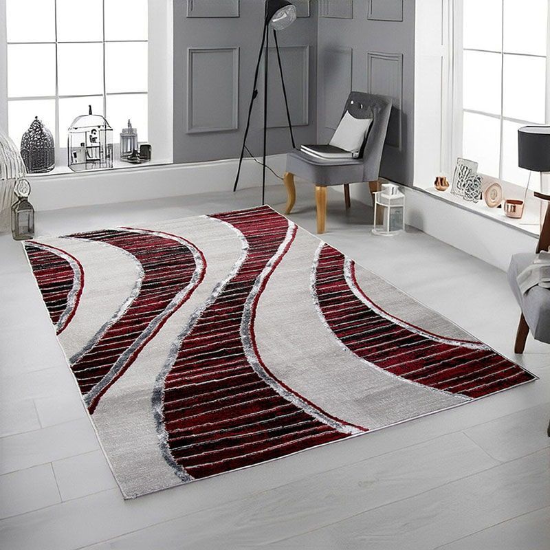 MITAPETE COM - Tapete Moderno Turquia Rojo 160 X 230cms