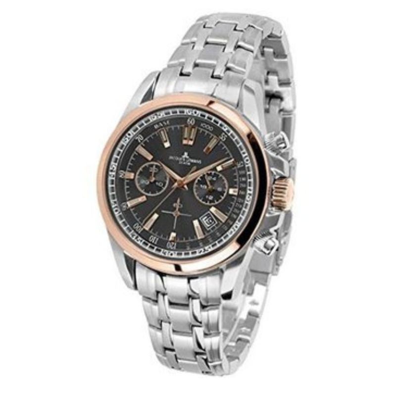 JACQUES LEMANS - Reloj hombre plateado JL con 5 Complementos Premium