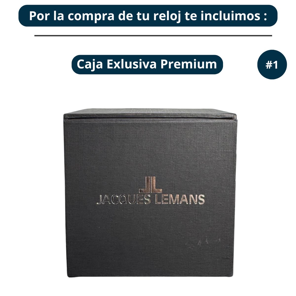 JACQUES LEMANS - Reloj Jacques Lemans hombre plateado