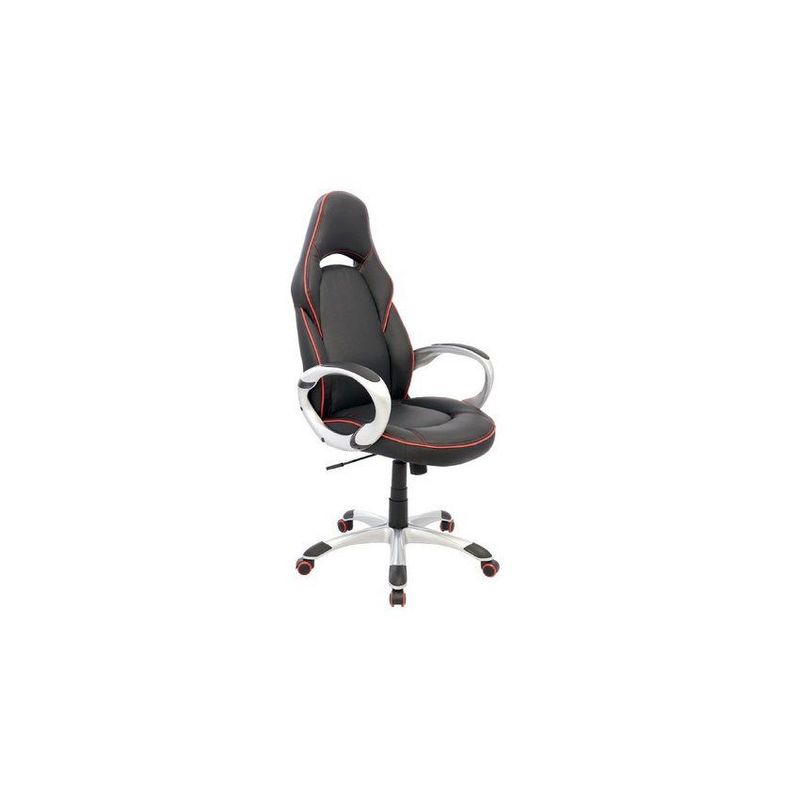 ZER - Silla  de gamer mc laren base nylon / espaldar  en cuero sintetico