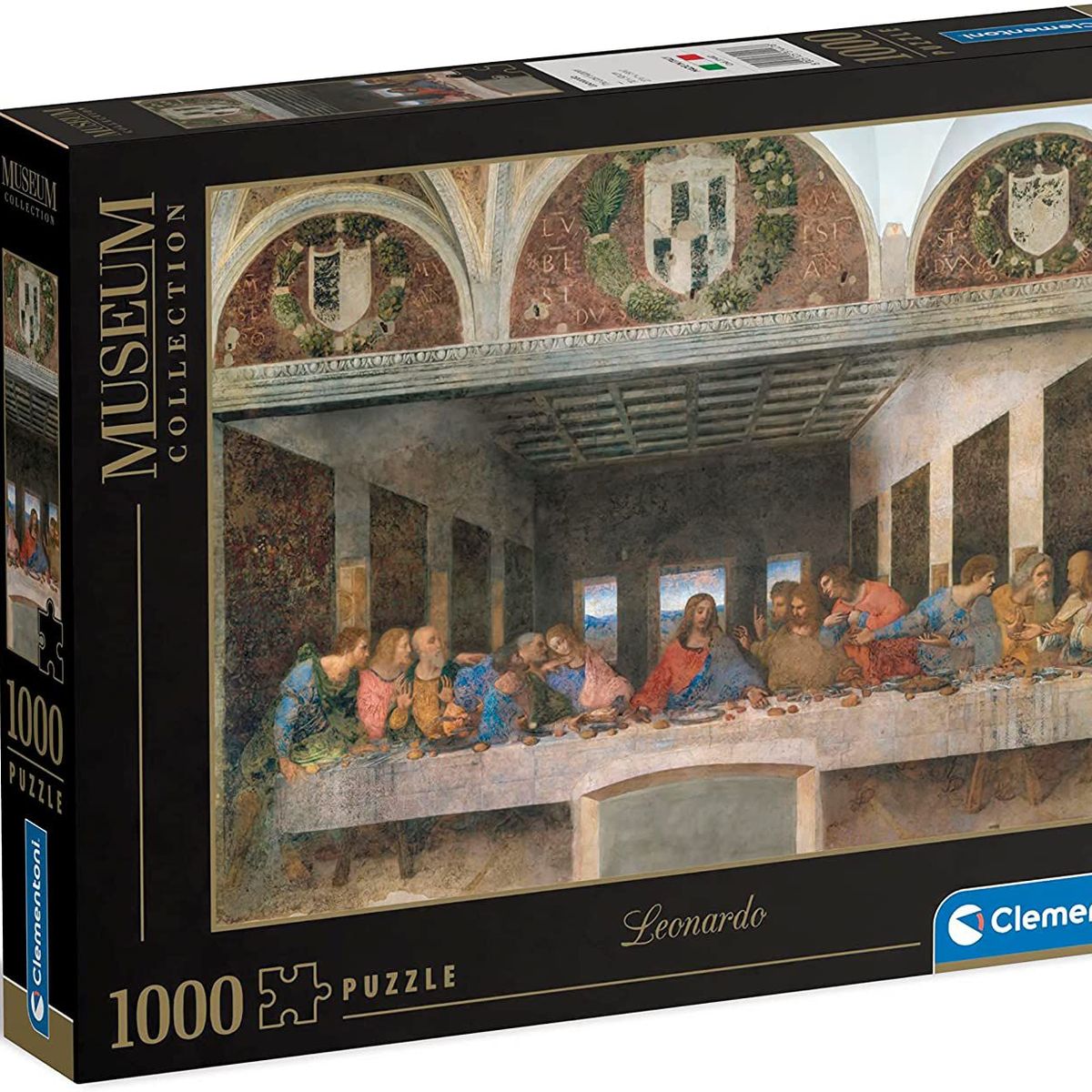 CLEMENTONI - Rompecabezas 1000 Piezas Adulto La Ultima Cena Da Vinci Arte