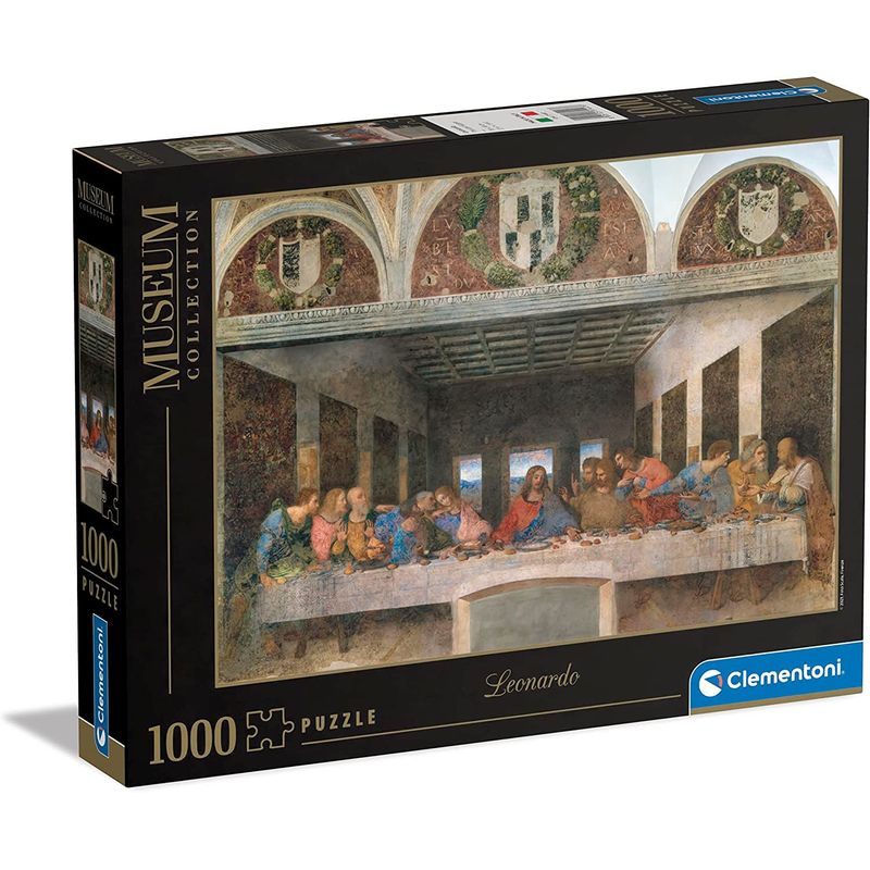 CLEMENTONI - Rompecabezas 1000 Piezas Adulto La Ultima Cena Da Vinci Arte