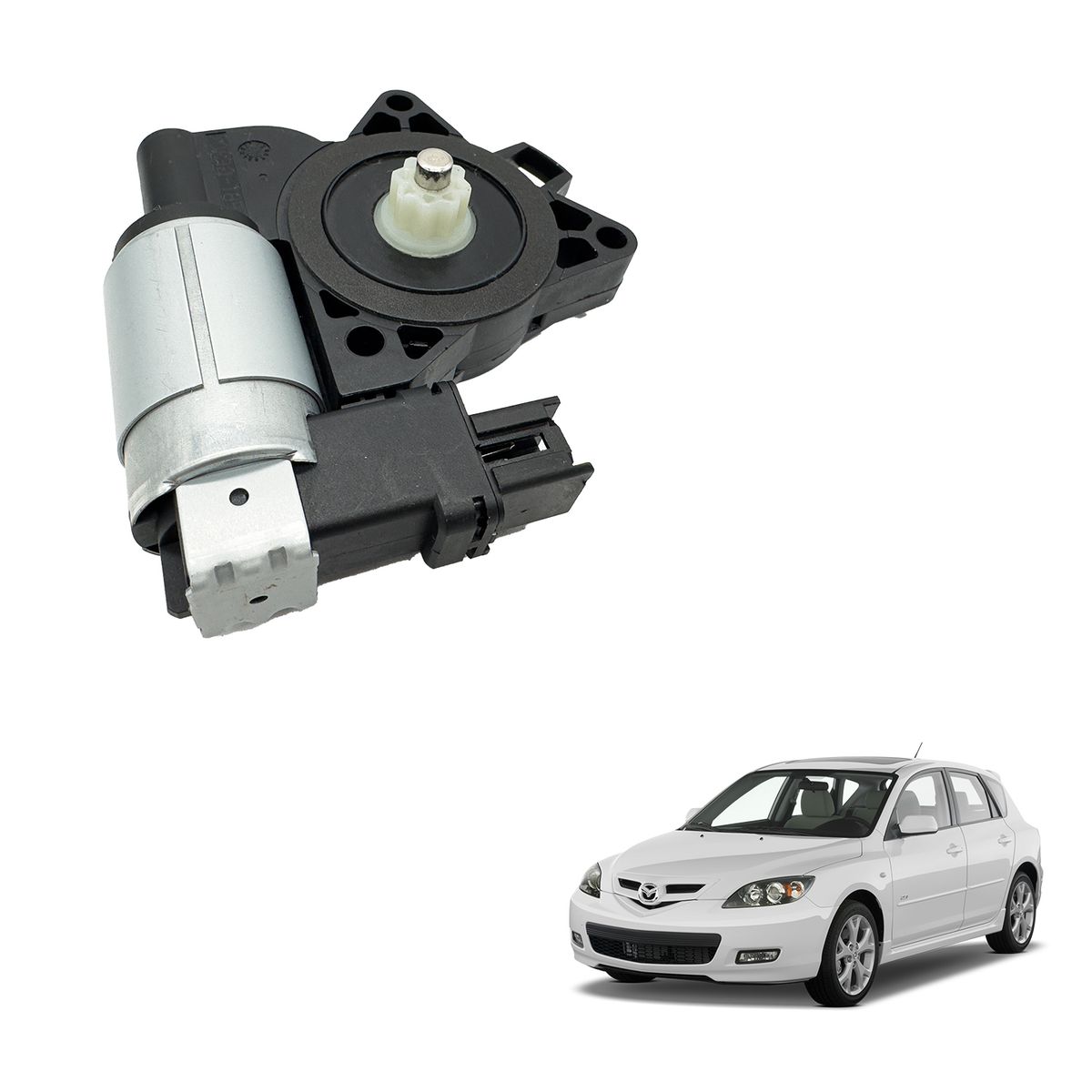 GENERICO - Motor Elevavidrio Mazda 3 Trasero Izquierdo