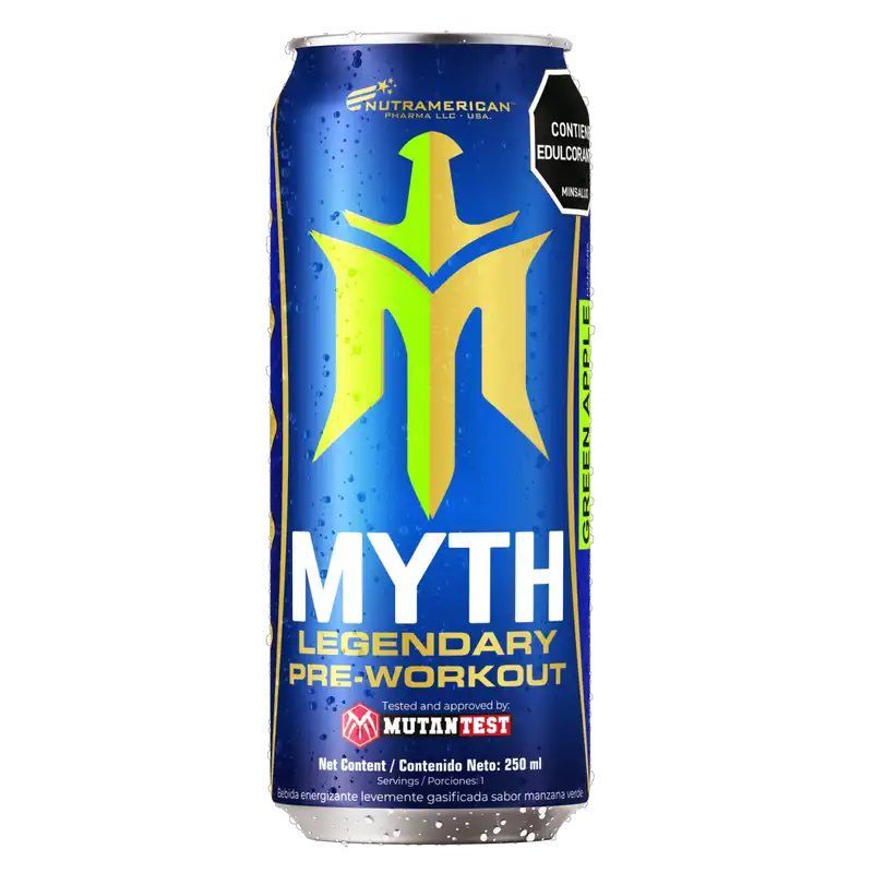 MEGAPLEX - Myth Legendary Pre-Workout LataX 24 und-Pre entreno+Bebida energizante