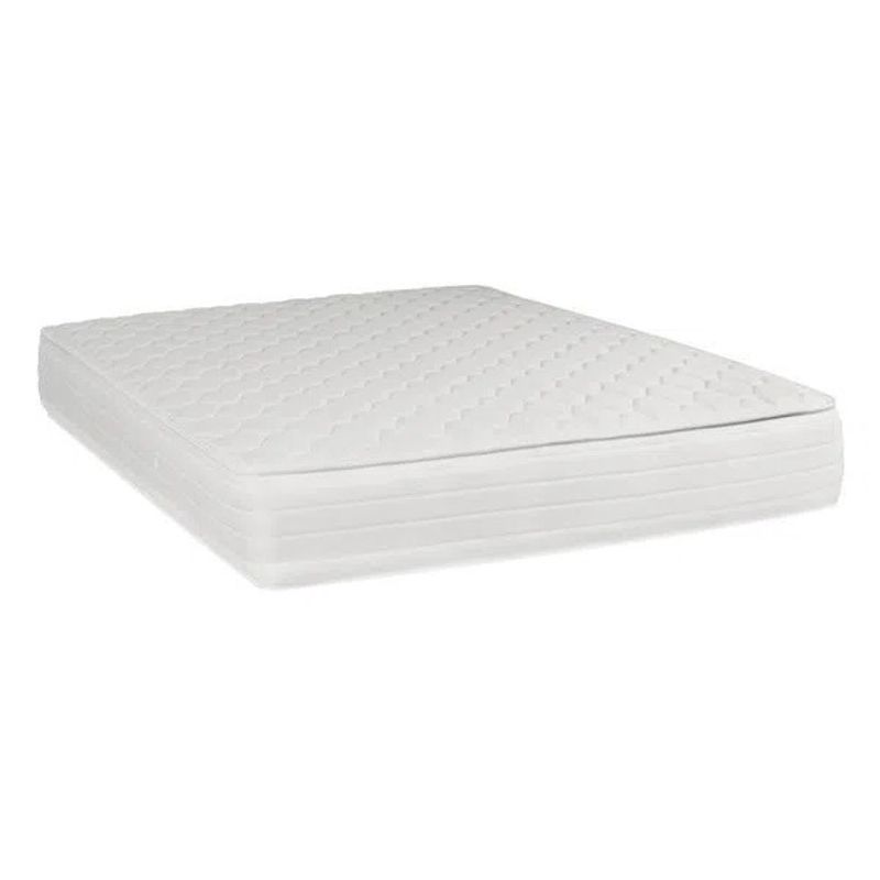 GENERICO - COLCHON SEMIORTOPEDICO RESORTADO SENCILLO 100x190 - BLANCO