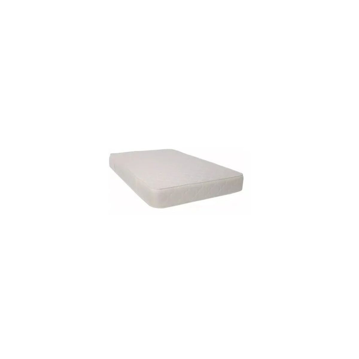 GENERICO - COLCHON SEMIORTOPEDICO RESORTADO SENCILLO 100x190 - BLANCO