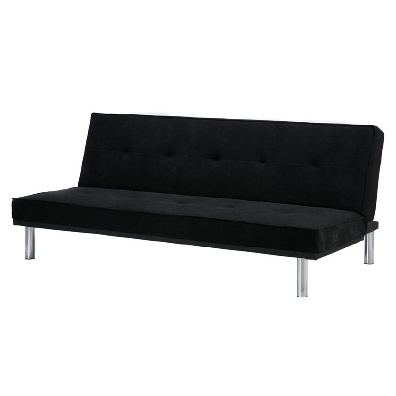 SOFA MARKET - Sofa Cama Aspen 3 Puestos Tela Negro